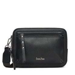 Torebka DeeZee. Czarne listonoszki DeeZee, bez wzorów, bez dodatków. Za 129.99 zł.