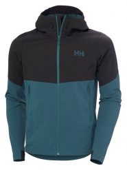 Helly Hansen Kurtka softshellowa w kolorze niebiesko-czarnym rozmiar: M. Czarne kurtki sportowe Helly Hansen, m, bez wzorów, z poliamidu, bez kaptura, outdoorowe. Za 268.55 zł.