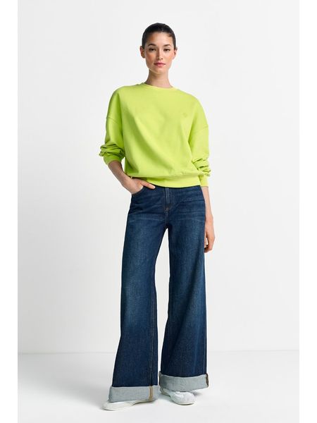 Rich & Royal Bluza w kolorze zielonym rozmiar: L. Zielone bluzy Rich & Royal, l, bez wzorów, z bawełny, bez kaptura. Za 184.95 zł.