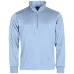 Bluza dresowa z pół zamkiem błyskawicznym Stanno Field. Niebieskie bluzy STANNO, s, bez wzorów, z dresówki, bez kaptura. Za 167.50 zł.