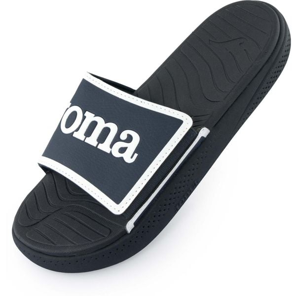 Kapcie Joma S.Costa granatowe rozmiar 42. Białe obuwie domowe Joma, bez wzorów, bez zapięcia. Za 223.99 zł.