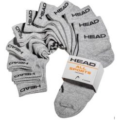 Head Elements Skarpety Sneaker 11-pack Melange Szary 43-46. Szare skarpety Head, bez wzorów. Za 183.99 zł.
