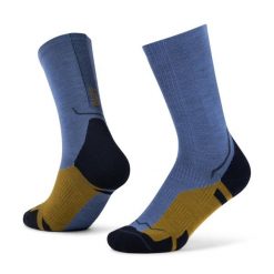 Skarpetki Buff MERINO LIGHTWEIGHT CREW SOCK LWC4. Niebieskie skarpety Buff, bez wzorów, z elastanu. Za 119.99 zł.