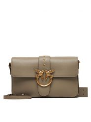 PINKO Torebka Love One Classic Slouchy Fl Al 25-26 PLTT 104524 A0QO Szary. Szare torebki klasyczne Pinko, bez wzorów, ze skóry, bez dodatków. Za 1,579.00 zł.