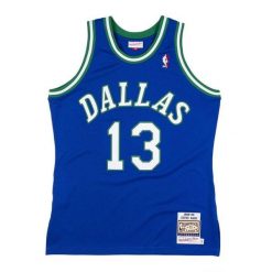 Koszulka Dallas Mavericks Swingman Steve Nash 1998/99. Niebieskie bluzki Mitchell & Ness, bez wzorów, sportowe, bez kołnierzyka, bez ramiączek. Za 513.50 zł.