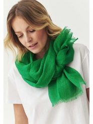 TATUUM Lniany szal w kolorze zielonym - 180 x 50 cm rozmiar: onesize. Zielone szaliki Tatuum, bez wzorów, ze lnu. Za 130.81 zł.