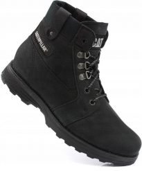 Damskie buty trapery czarne CATERPILLAR CHARLI FLEECE BOOT. Czarne trapery i śniegowce Caterpillar, z gumy. Za 399.00 zł.