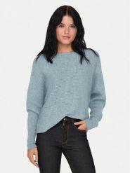 ONLY Sweter 15168705 Niebieski Regular Fit. Niebieskie swetry Only, xs, bez wzorów, z syntetyku, bez ramiączek. Za 189.99 zł.