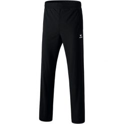 Spodnie treningowe juniorskie Erima Pants with full-length zip. Czarne spodnie dresowe Erima, bez wzorów, do piłki ręcznej. Za 249.99 zł.