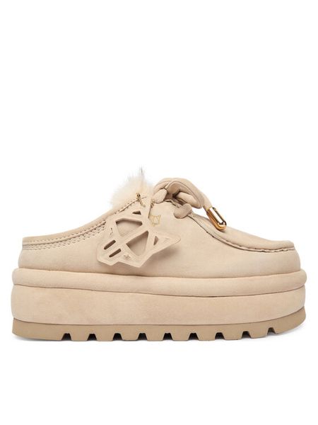 Naked Wolfe Kapcie Blizzard Beżowy. Brązowe obuwie domowe Naked Wolfe, bez wzorów, z wełny, bez zapięcia. Za 1,189.00 zł.