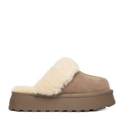 Kapcie Badura. Szare obuwie domowe Badura, bez wzorów, bez zapięcia. Za 179.99 zł.