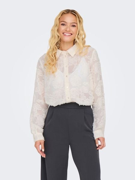 JDY Bluzka w kolorze kremowym rozmiar: L. Brązowe bluzki JDY, l, bez wzorów, bez kołnierzyka, bez ramiączek. Za 83.03 zł.