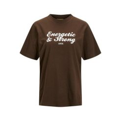 Koszulka damska JJXX bea. Brązowe koszulki sportowe JJXX, bez wzorów, z bawełny, bez ramiączek. Za 95.50 zł.