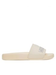 LOVE MOSCHINO Klapki JA28122G0MI13110 Écru. Klapki Love Moschino, bez wzorów, z tworzywa sztucznego, bez obcasa. Za 649.99 zł.