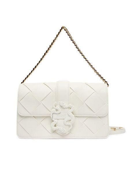 Just Cavalli Torebka 80RA4BM1 ZSD88 Biały. Białe torebki klasyczne Just Cavalli, bez wzorów, ze skóry, bez dodatków. Za 829.99 zł.