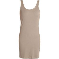 Beżowa Midi Sukienka Romina - Elegancja i Komfort dla Kobiet. Brązowe sukienki WE THE PEOPLE, m, bez wzorów, z bawełny, eleganckie, bez kołnierzyka, bez ramiączek, midi, dopasowane. Za 145.99 zł.