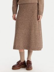 Weekend Max Mara Spódnica midi Barnaba 2525306012 Brązowy Regular Fit. Brązowe spódnice Weekend Max Mara, xs, bez wzorów, z wełny, midi. Za 979.99 zł.