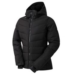 Kurtka narciarska damska z membraną Glacier Dare 2b. Brązowe kurtki narciarskie Dare 2b, bez wzorów, z materiału, z kapturem, narciarskie. Za 430.00 zł.