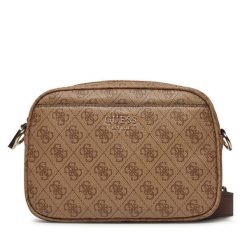 Torebka Guess. Brązowe listonoszki Guess, z aplikacjami, bez dodatków. Za 479.99 zł.