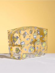 Transparentna kosmetyczka PomPomPurin - clear. Kufry i kosmetyczki Sinsay, bez wzorów, bez dodatków. Za 12.99 zł.