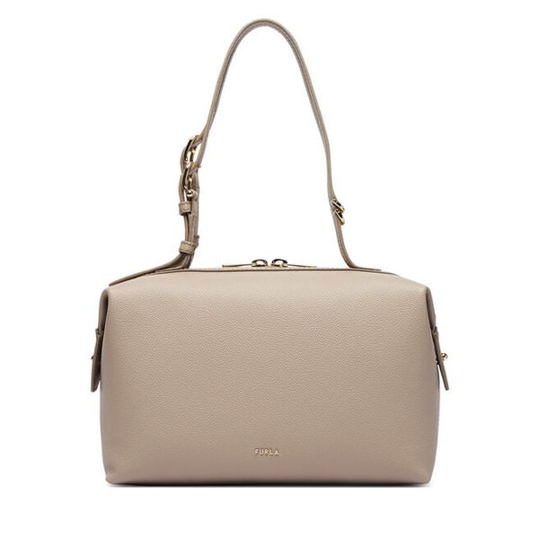 Torebka Furla. Brązowe torebki klasyczne Furla, bez wzorów, bez dodatków. Za 909.99 zł.