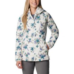 Kurtka Sportowa Z Kapturem Damska Columbia Powder Pass. Białe kurtki sportowe Columbia, xl, bez wzorów, z kapturem, trekkingowe. Za 373.99 zł.
