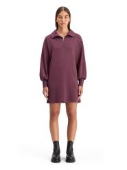 Scotch & Soda Sukienka dresowa w kolorze bordowym rozmiar: M. Czerwone sukienki Scotch & Soda, na co dzień, m, bez wzorów, z dresówki, bez kołnierzyka, bez ramiączek, mini, proste. Za 245.45 zł.