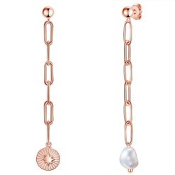 Valero Pearls Stal nierdzewna Perła hodowlana słodkowodna Kolczyki 1 ct Damski. Białe kolczyki Valero Pearls, z perłą, ze stali. Za 178.99 zł.