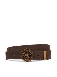 Guess Pasek W5BZ11 L0491 Brązowy ciemny. Brązowe paski Guess, z aplikacjami, ze skóry. Za 234.99 zł.
