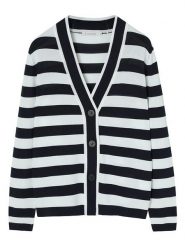 TATUUM Kardigan w kolorze czarno-białym rozmiar: M. Białe kardigany Tatuum, m, bez wzorów. Za 131.12 zł.