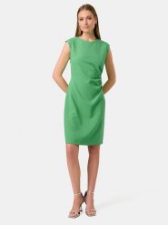 Gerry Weber Sukienka w kolorze zielonym rozmiar: 40. Zielone sukienki Gerry Weber, bez wzorów, bez kołnierzyka, bez ramiączek, mini. Za 262.91 zł.