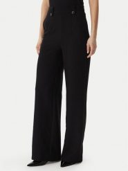 Morgan Spodnie materiałowe 261-PINTA.F Czarny Regular Fit. Czarne spodnie materiałowe Morgan, bez wzorów, z materiału. Za 329.99 zł.