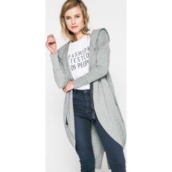 Answear - Bluza. Szare bluzy sportowe ANSWEAR, l, z bawełny, z kapturem. W wyprzedaży za 129.90 zł.