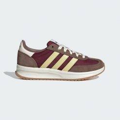 Buty RUN 70s 2.0. Brązowe trekkingi Adidas, ze skóry, trekkingowe. Za 299.00 zł.