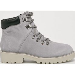 Vagabond - Botki Kenova. Szare botki Vagabond, bez wzorów, z materiału, bez obcasa, bez zapięcia. W wyprzedaży za 439.90 zł.
