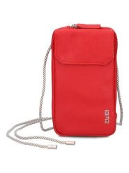Zwei Torebka w kolorze czerwonym na telefon - 10 x 19 x 3 cm rozmiar: onesize. Czerwone torby na ramię Zwei, bez wzorów, z materiału, przez ramię, bez dodatków. Za 139.34 zł.