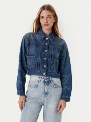 Tommy Jeans Kurtka jeansowa DW0DW21061 Granatowy Regular Fit. Niebieskie kurtki Tommy Jeans, m, bez wzorów, z bawełny, bez kaptura. Za 649.99 zł.