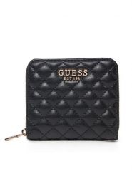Guess Mały Portfel Damski SWQG95 41137 Czarny. Czarne portfele Guess, z aplikacjami, ze skóry. Za 139.99 zł.