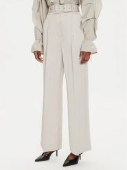 Karen by Simonsen Spodnie materiałowe Priscilla 10105042 Beżowy Loose Fit. Brązowe spodnie materiałowe Karen by Simonsen, bez wzorów, z materiału. Za 359.99 zł.