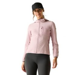 Damska Bluza Polarowa Kemilia. Czerwone bluzy Regatta, na zimę, l, bez wzorów, z elastanu, z kapturem. Za 225.99 zł.