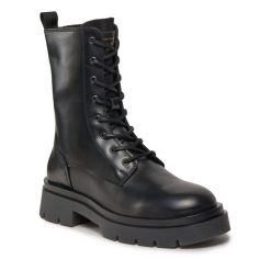 Botki Gant. Czarne botki GANT, bez wzorów, bez obcasa, na płaskiej podeszwie, bez zapięcia. Za 799.99 zł.