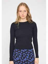 MAZINE Koszulka "Malbis" w kolorze czarnym rozmiar: M. Czarne bluzki MAZINE, m, bez wzorów, z bawełny, bez kołnierzyka, bez ramiączek. Za 60.99 zł.