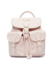 Guess Plecak V6GZ05 W2120 Różowy. Czerwone plecaki Guess, z aplikacjami, ze skóry. Za 429.99 zł.