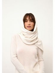 Perfect Cashmere Kaszmirowy szal "Spencer" w kolorze białym - 200 x 30 cm rozmiar: onesize. Białe szaliki Perfect Cashmere, bez wzorów, z kaszmiru. Za 286.45 zł.