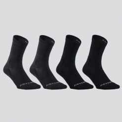Skarpety sportowe tenis Artengo RS 300 High 4 pary. Skarpety ARTENGO, bez wzorów, z bawełny. Za 39.99 zł.