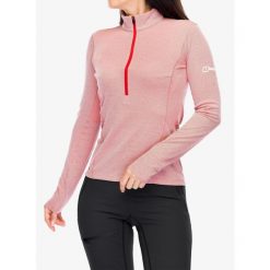 Bluza damska Berghaus MTN Guide LS HZ. Czerwone bluzy Berghaus, s, bez wzorów, bez kaptura. Za 319.99 zł.