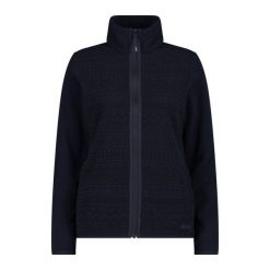 Bluza damska turystyczna CMP 34H0426. Niebieskie bluzy sportowe CMP, s, bez wzorów, bez kaptura. Za 382.50 zł.