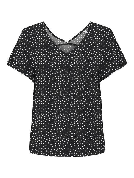 ONLY Bluzka w kolorze czarnym rozmiar: M. Czarne bluzki Only, m, bez wzorów, z wiskozy, bez kołnierzyka, bez ramiączek. Za 70.90 zł.