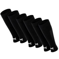 Getry Piłkarskie Bez Stopy Pro - 6 par - Czarny. Czarne legginsy sportowe XTREME SOCKSWEAR, bez wzorów, z materiału, na fitness i siłownię. Za 210.49 zł.