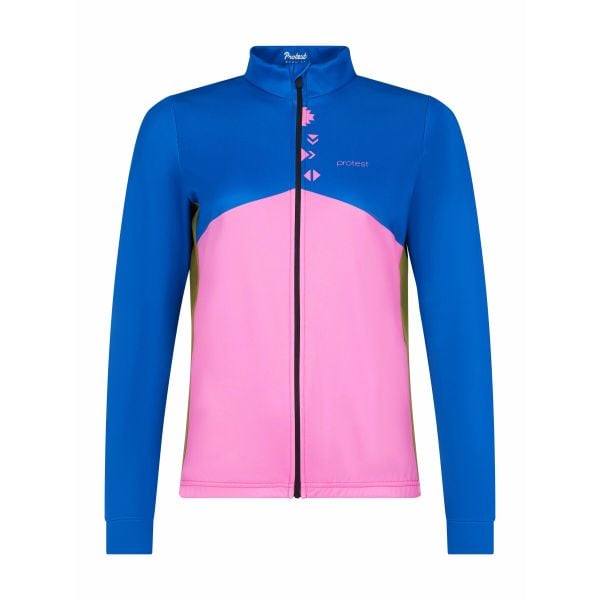 Bluza damska Protest Prtmariana Cycling. Czerwone bluzy Protest, bez wzorów, bez kaptura. Za 425.30 zł.